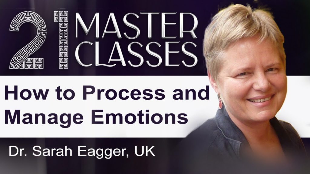Dr sarah eagger: how to process and manage emotions | 21 master classes | 9 june, 4pm |