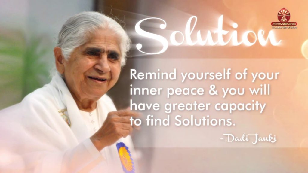 (hindi)pearls of wisdom 1 brahma kumaris | official Pearls of wisdom - solution(dadi janki)