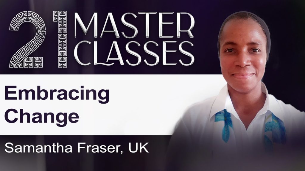 Samantha fraser: embracing change | 21 master classes | 24 june, 4pm