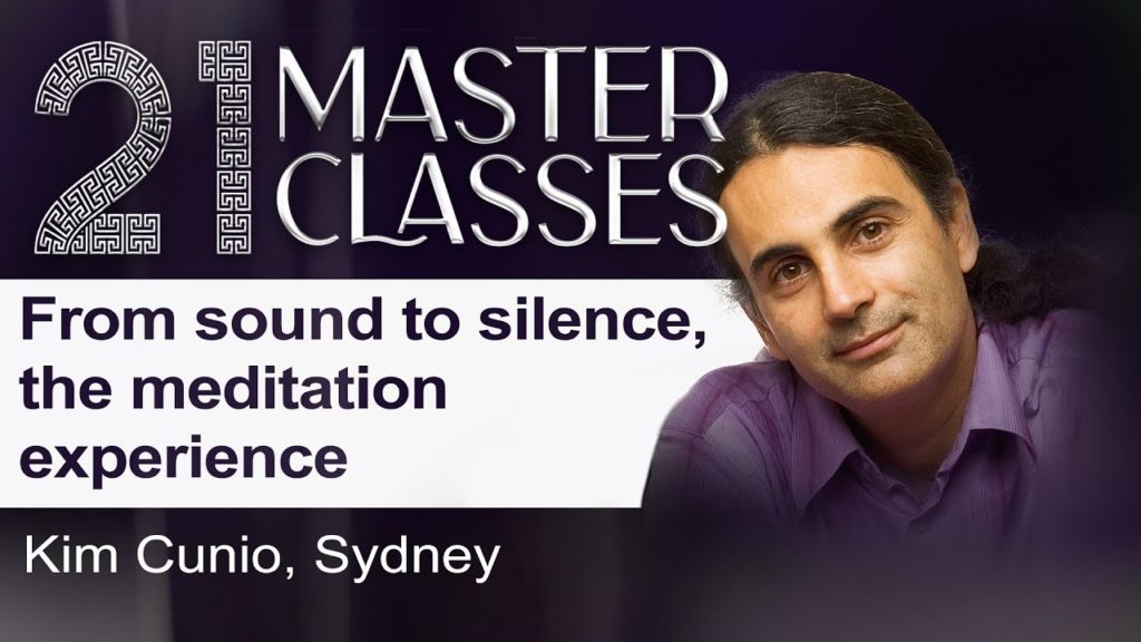 Kim cunio: from sound to silence, the meditation experience | 21 master classes | 25 june, 4pm