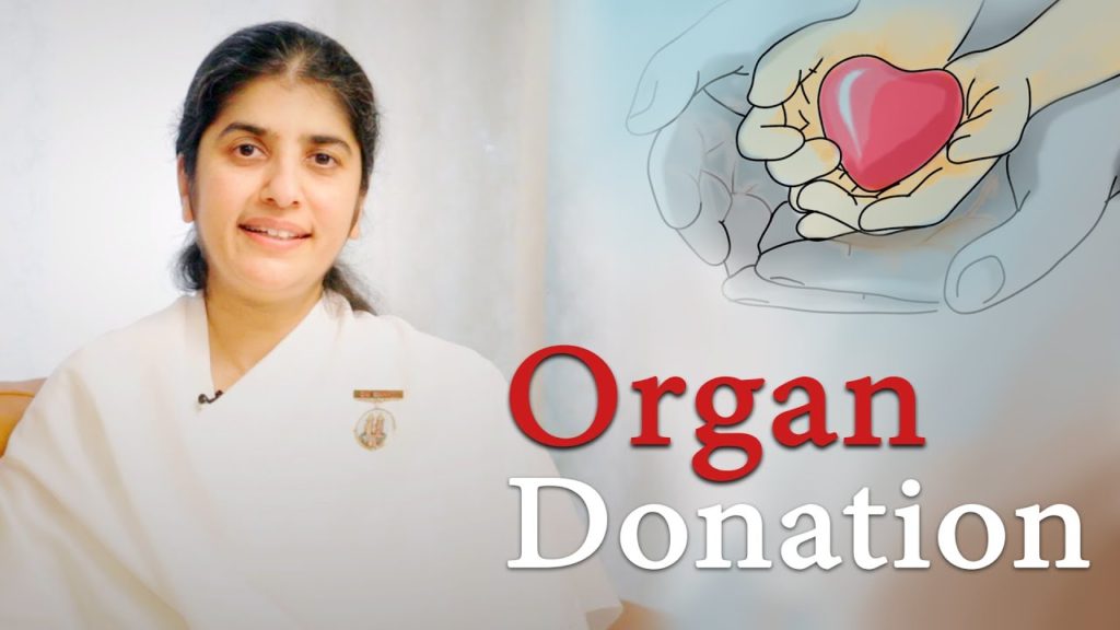 "gifting the hope" to live by bk shivani | organ donation
